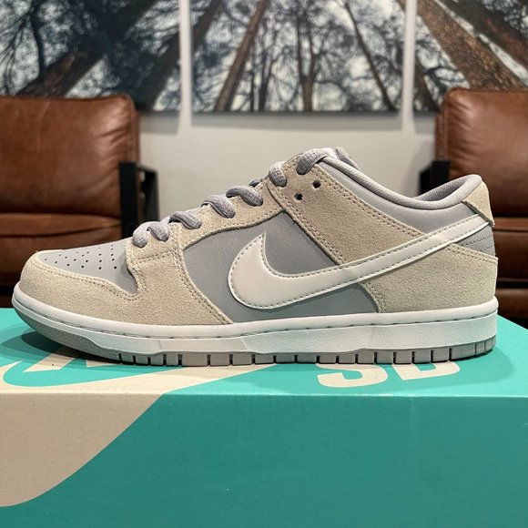 Nike SB Dunk Low Summit White Wolf Grey 2018 / New / Size 8 / OG Box